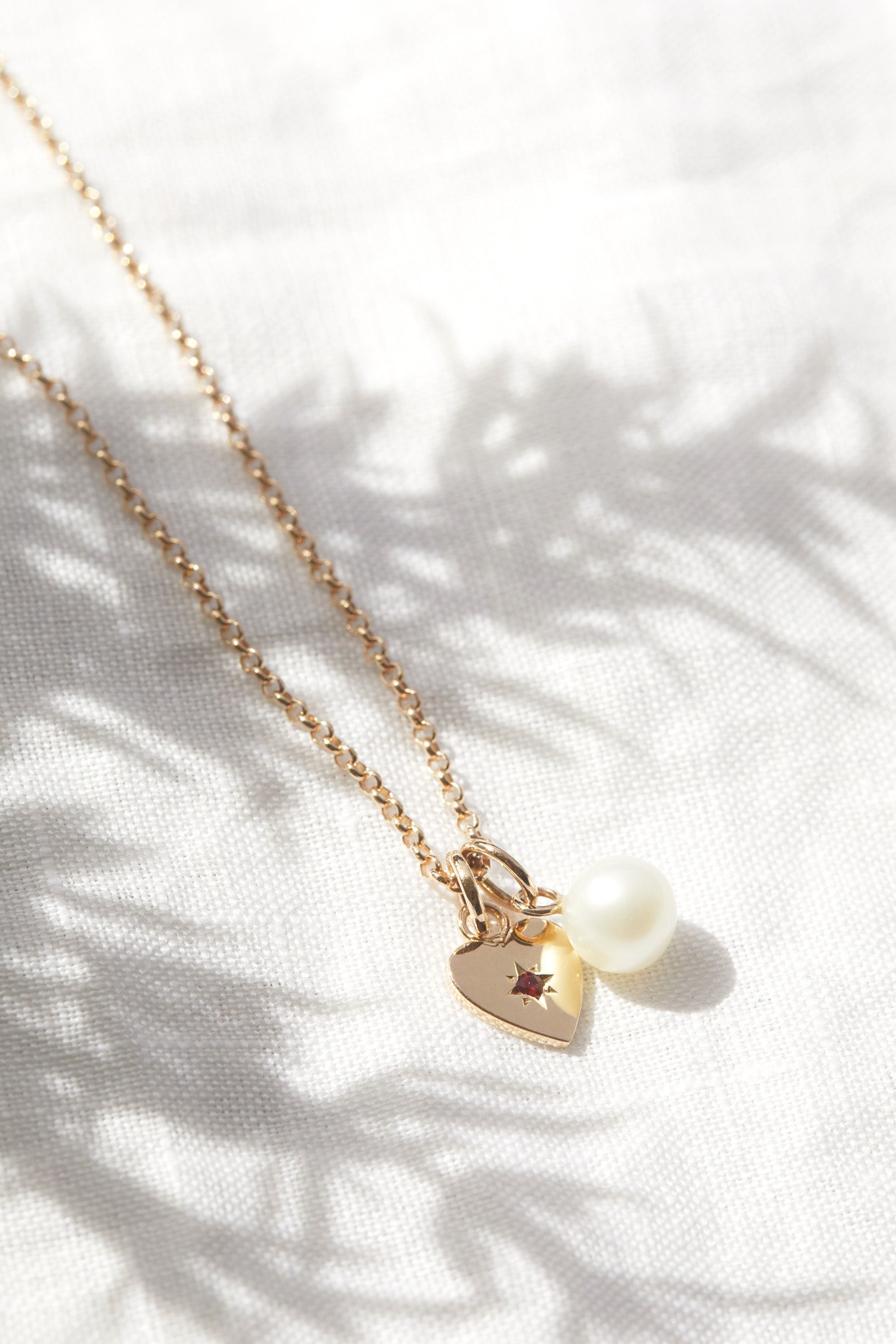 Avery Freshwater Pearl Pendant in 9ct Yellow Gold