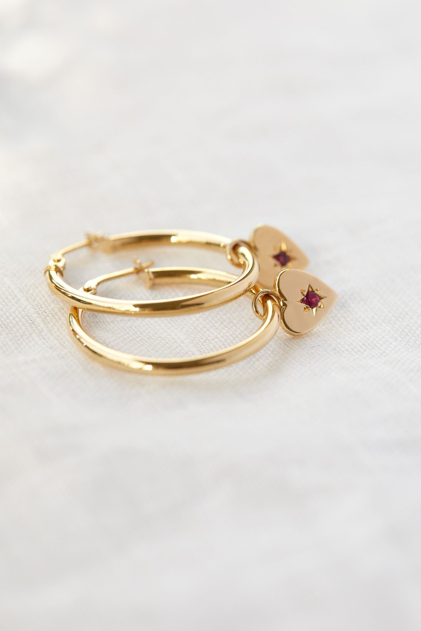 9ct Gold 20mm Hoops in Yellow Gold