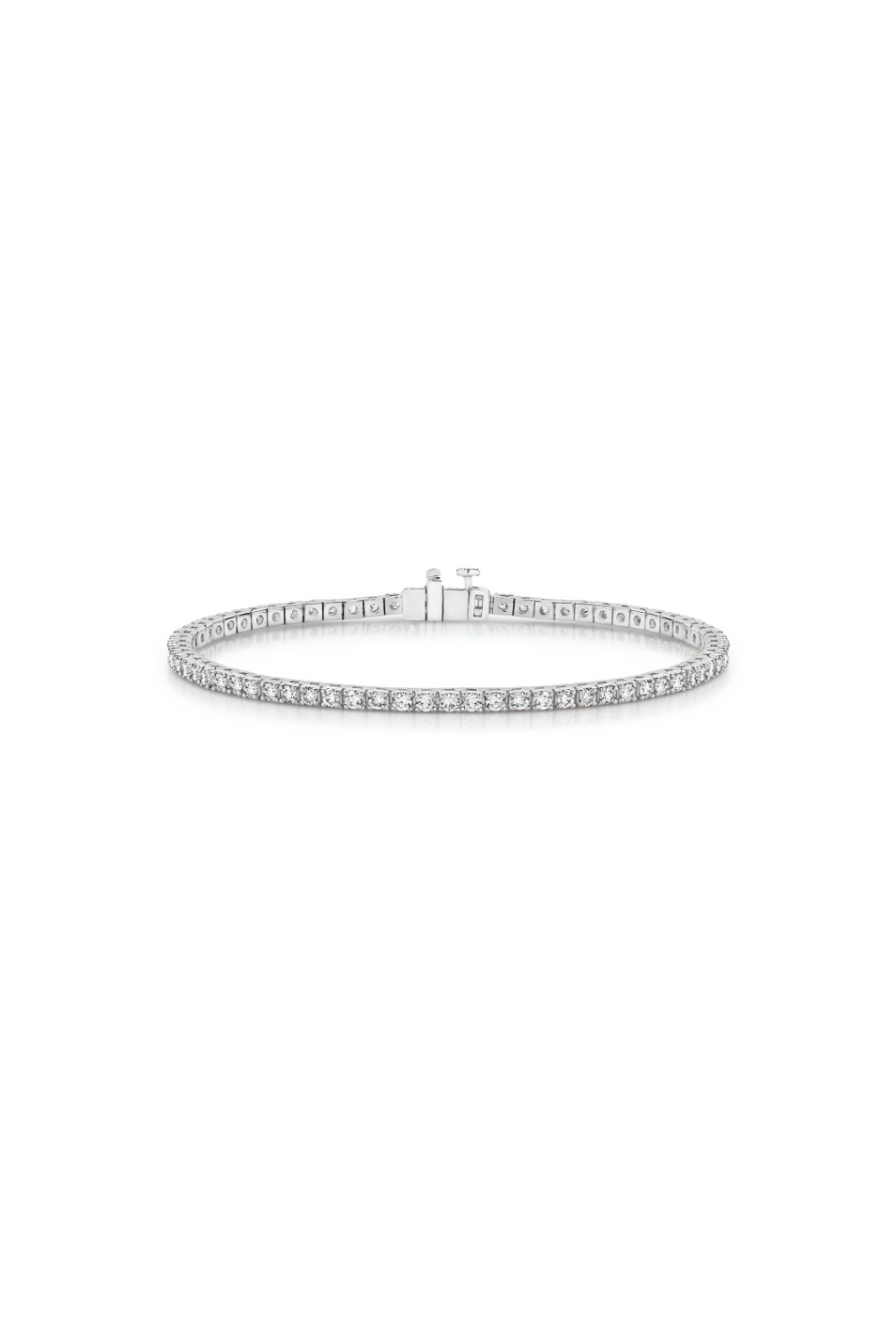 GIA Tennis Bracelet 3ct Lab 18ct White Gold