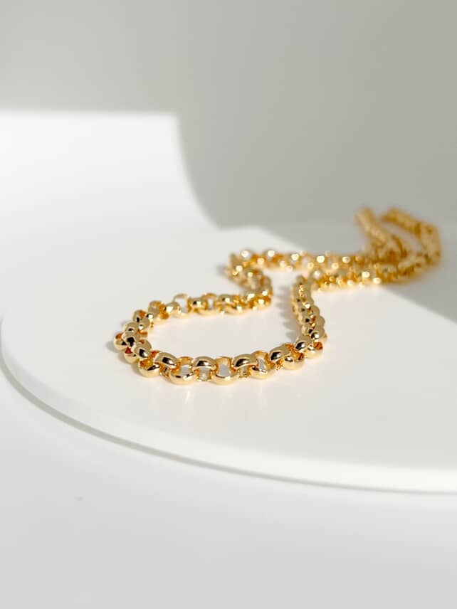 9ct Yellow Gold Belcher Chain