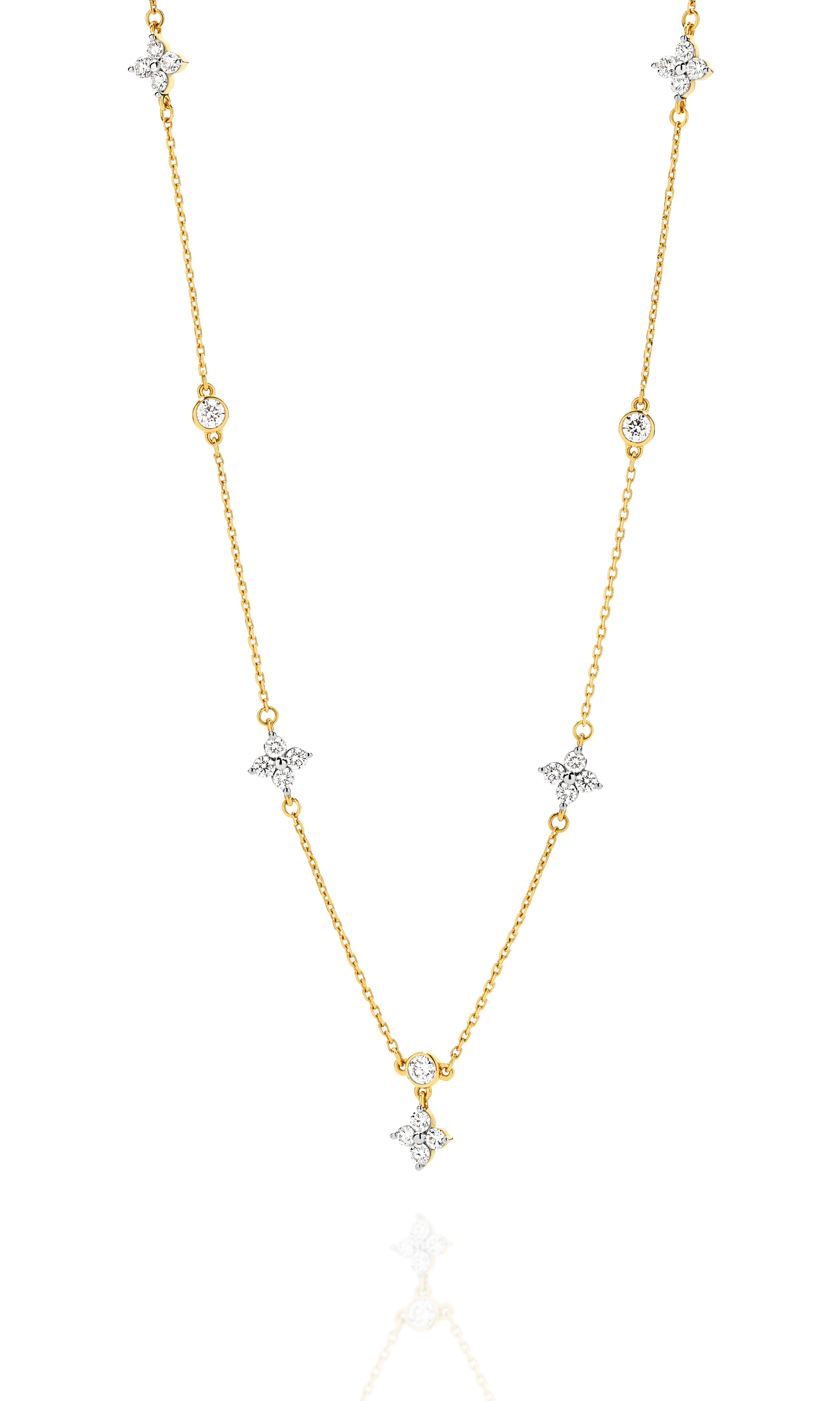 GIA 4 Diamond Cluster