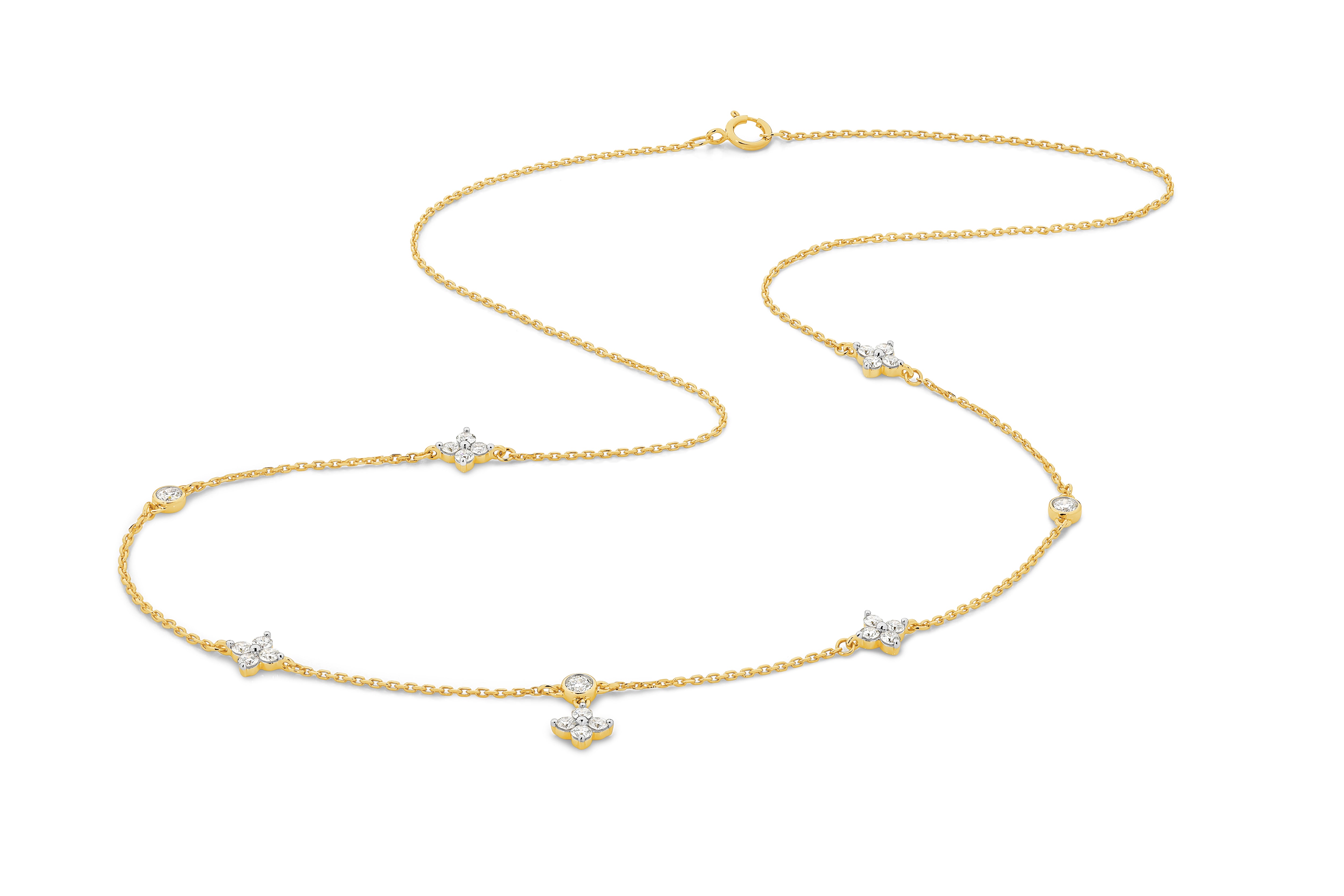 GIA 4 Diamond Cluster