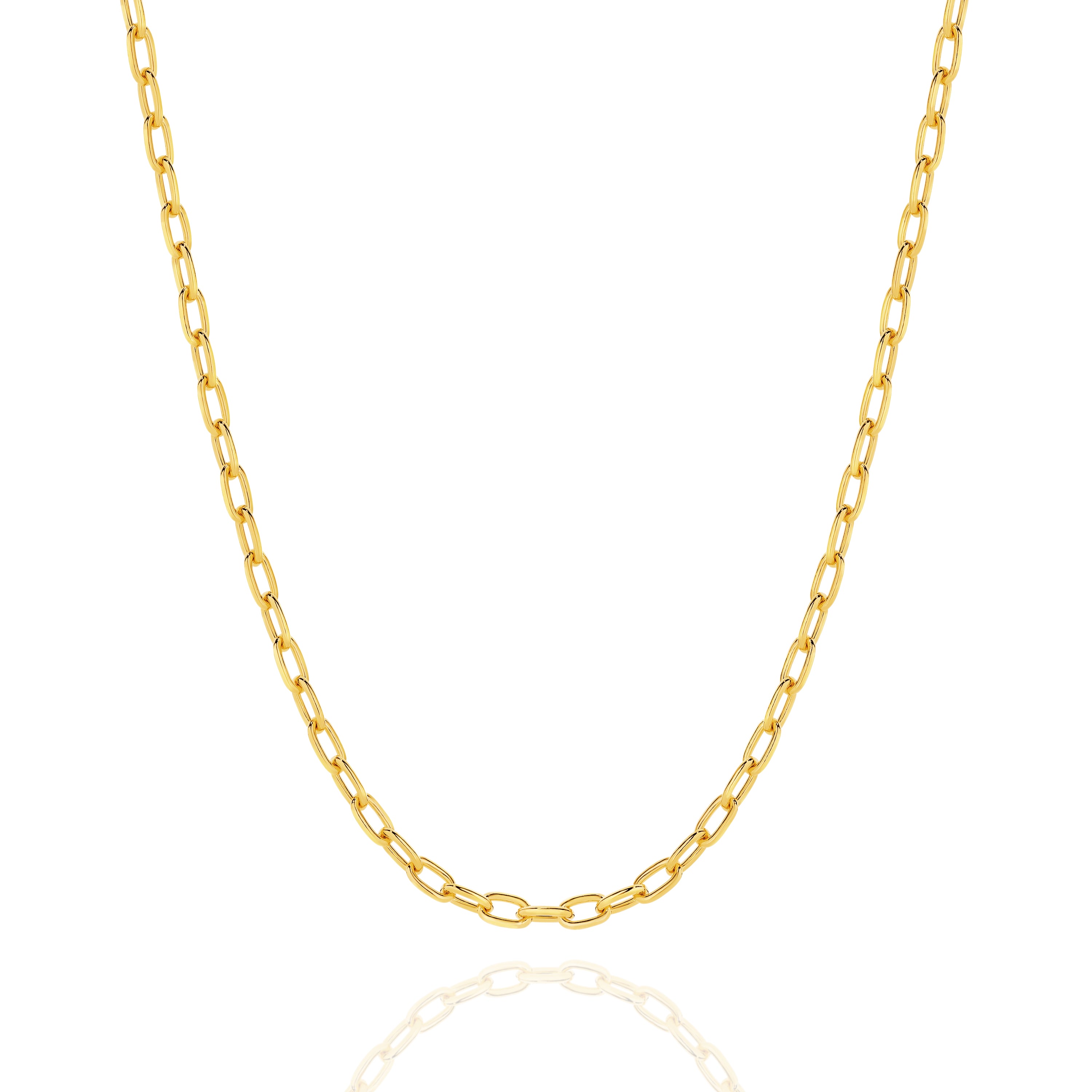 GIA Paperclip 3.6mm Chain 50cm