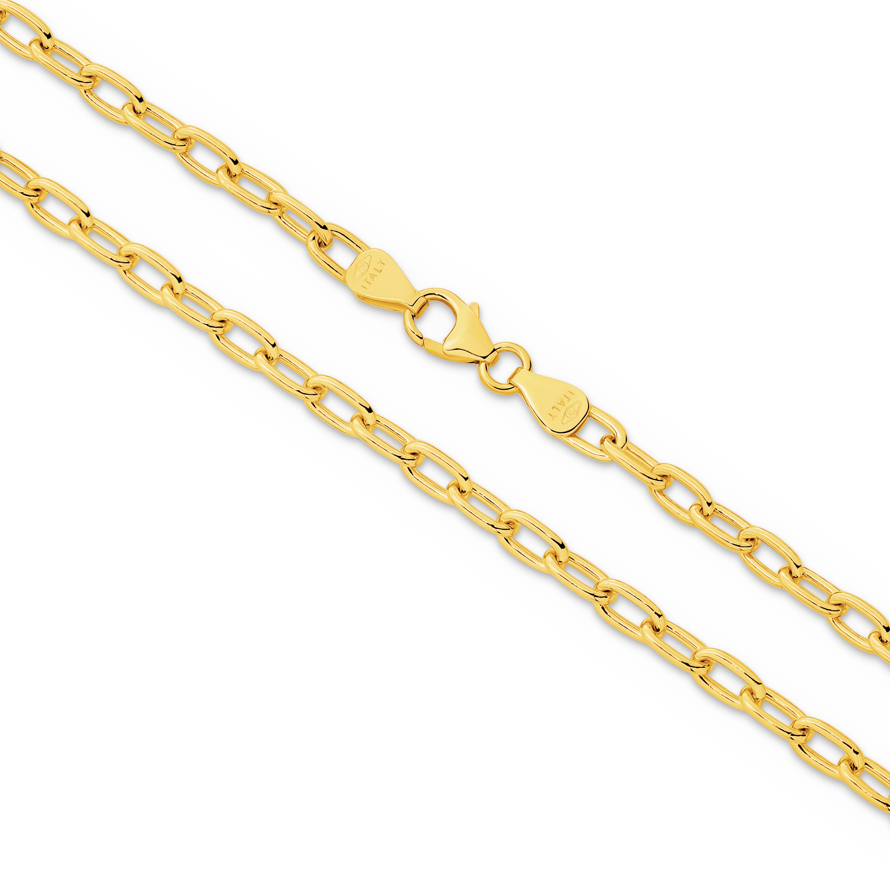GIA Paperclip 3.6mm Chain 45cm