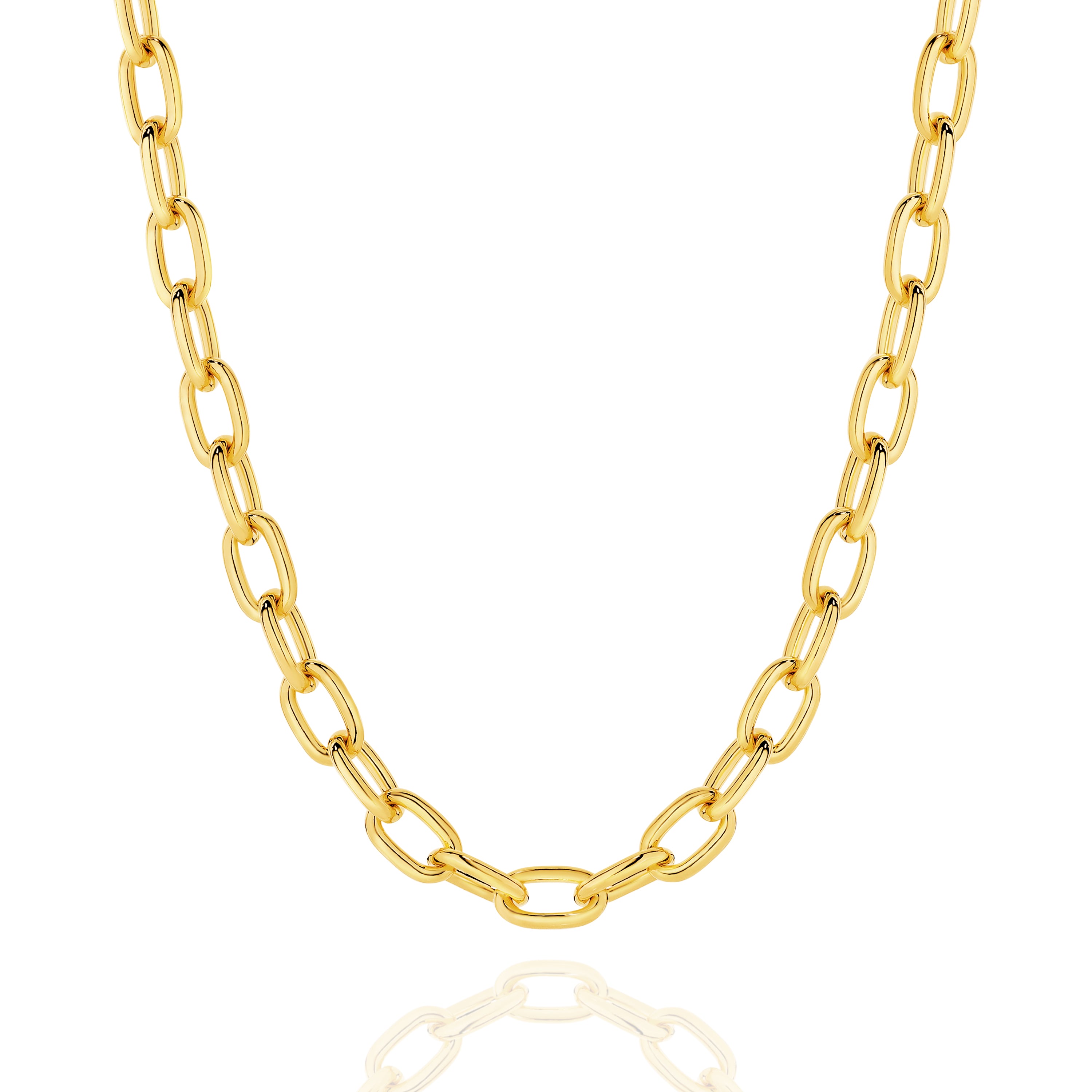 GIA Paperclip 5.4mm Chain 50cm