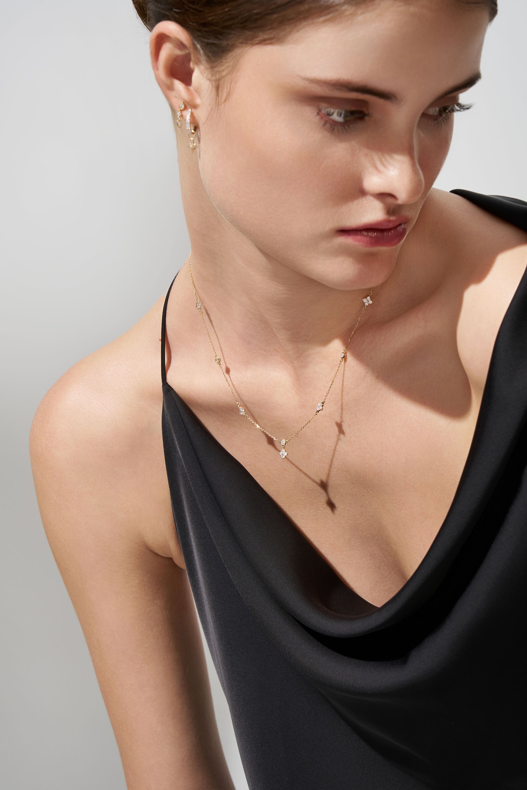 GIA 4 Diamond Cluster