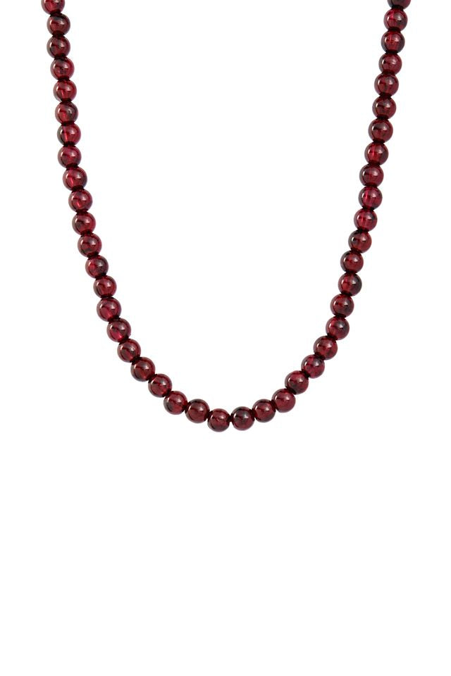 Red Garnet Beaded Choker