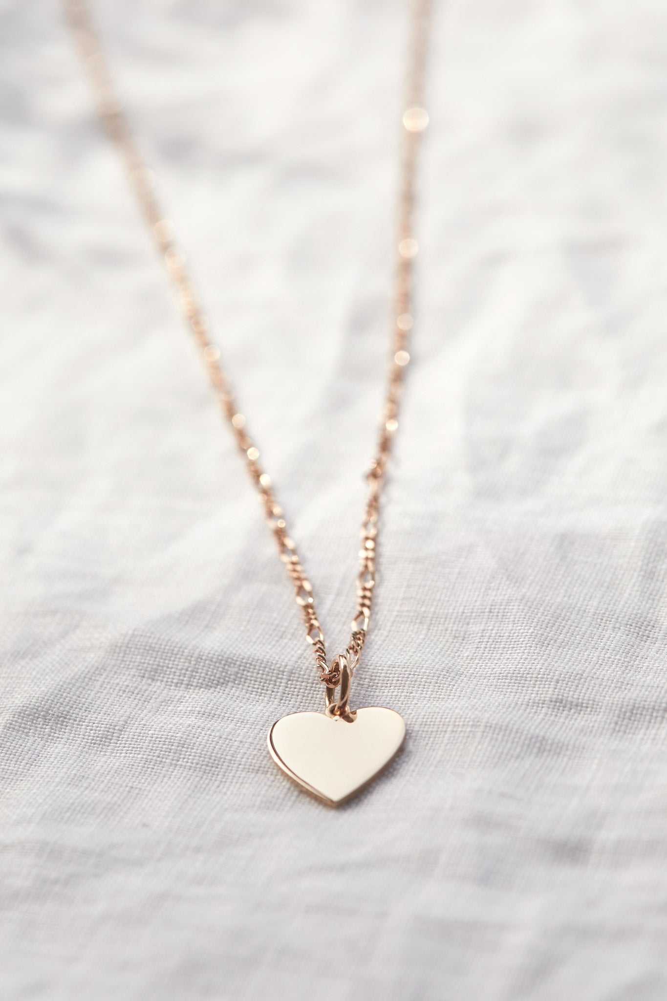 Liliana Heart Pendant in 9ct Rose Gold